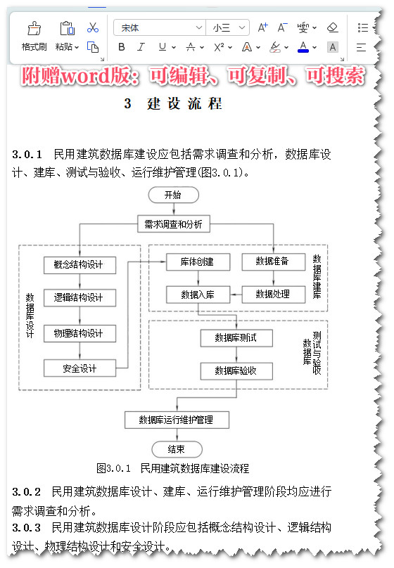 《民用建筑数据库建设技术规程》（T/CECS1331-2023）【全文附高清无水印PDF+Word版下载】3