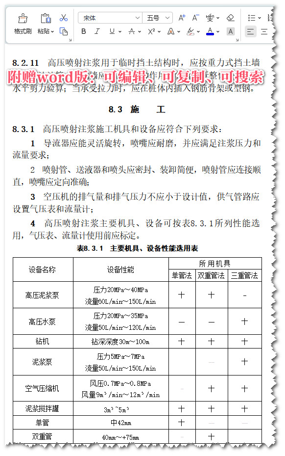 《注浆技术规程》（YS/T5211-2018）【全文附高清无水印PDF+Word版下载】3