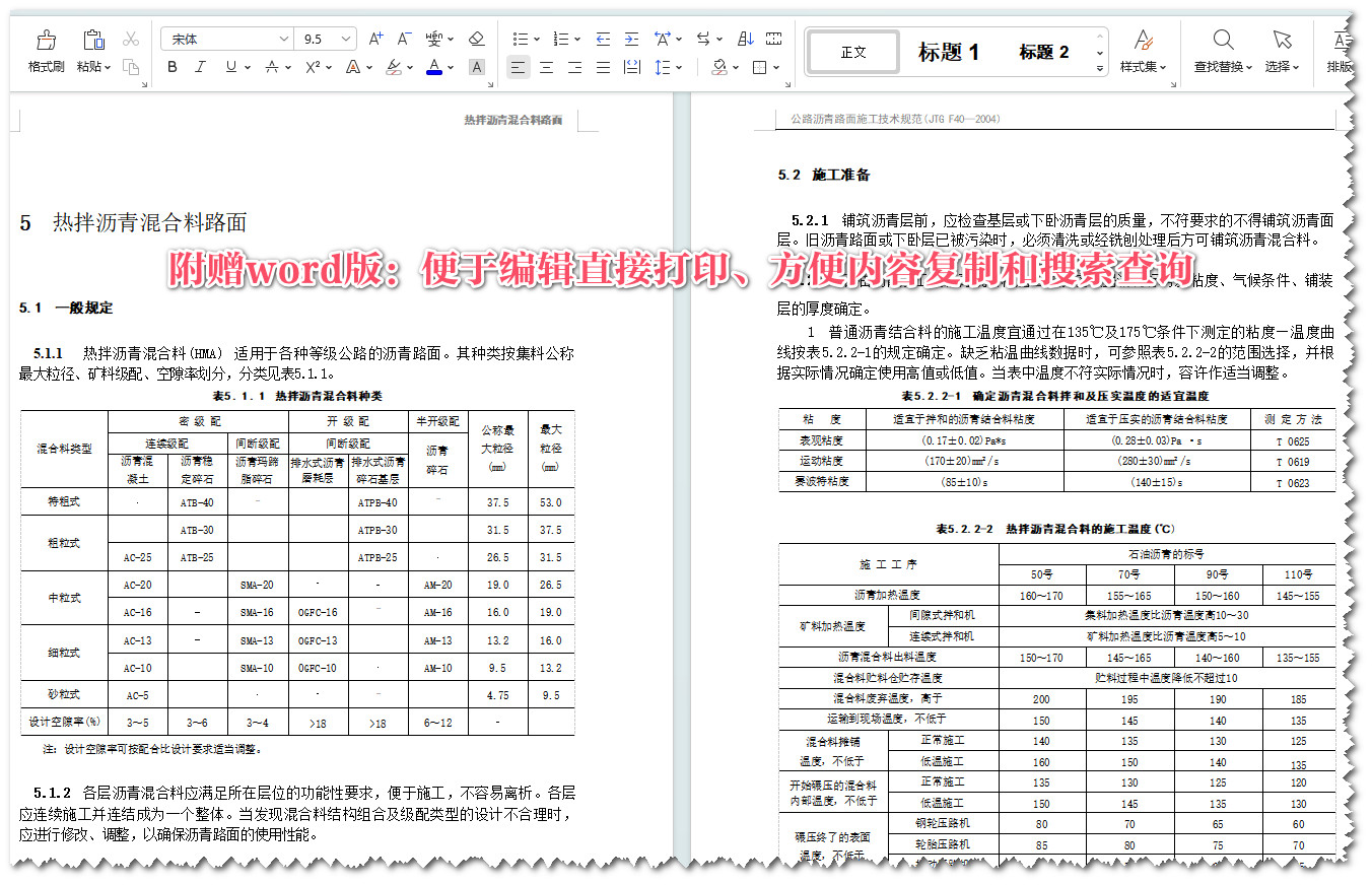 《公路沥青路面施工技术规范》（JTG F40-2004）【全文附高清无水印PDF+Word版下载】5