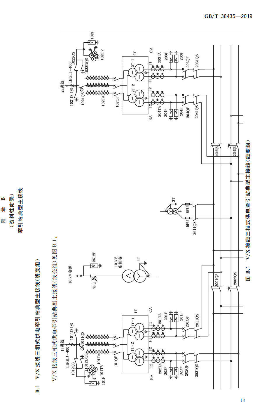 《牵引站供电线路的继电保护配置及整定计算原则》（GB/T38435-2019）【全文附高清无水印PDF+Word版下载】4