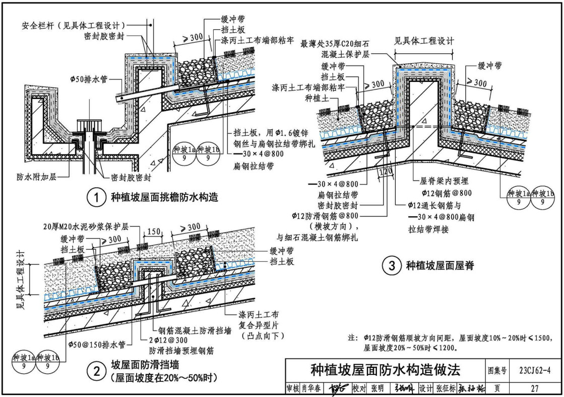 《塑料防护排（蓄）水板建筑构造（四-TH • MDS防、排水系统》（图集编号：23CJ62-4）【全文附高清无水印PDF版下载】3