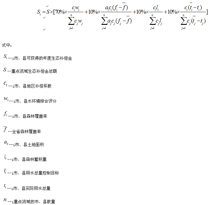 闽政〔2015〕4号 福建省人民政府关于印发《福建省重点流域生态补偿办法》的通知