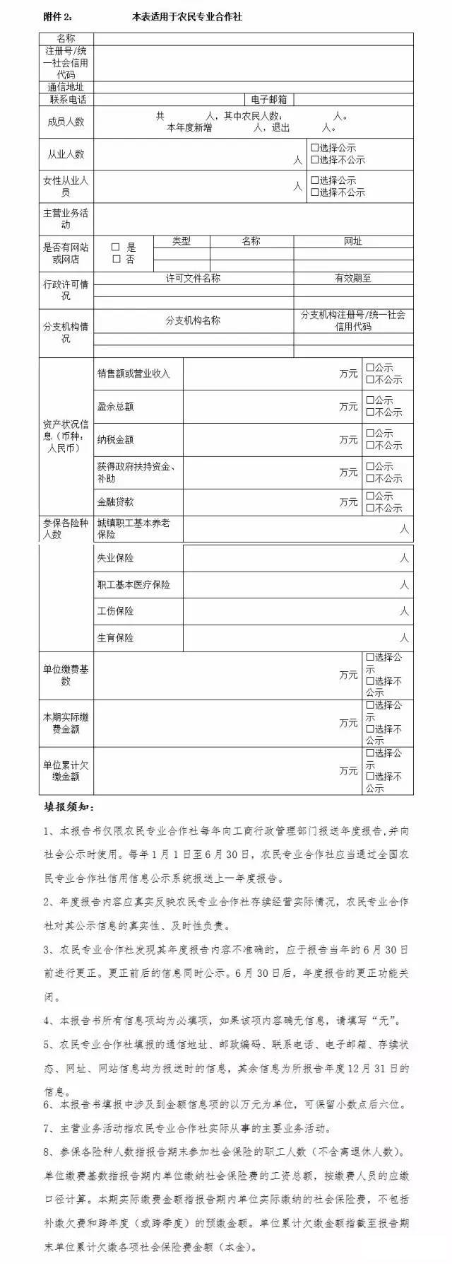 工商企监字〔2016〕247号《工商总局关于做好2016年度年报公示工作的通知》（全文）2