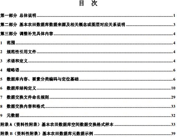 《基本农田数据库标准》（TD/T1019-2009）【2013年调整试行版】