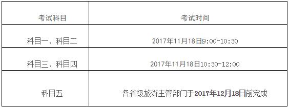 旅办发〔2017〕140号《国家旅游局办公室关于组织实施2017年全国导游资格考试的通知》